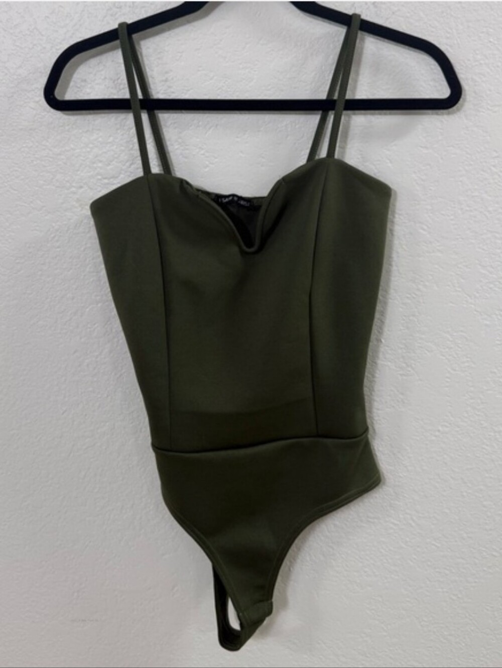 NWT Olive Green Bodysuit I Saw It First Size 10